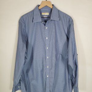 Michael Kors // Long Sleeve Pin Stripe Shirt 17.5